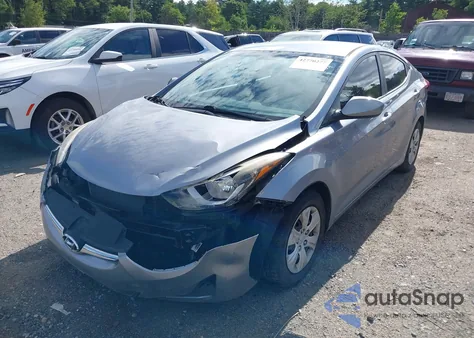 2016 Hyundai Elantra Se z USA, uszkodzony, nr VIN 5NPDH4AE2GH670920